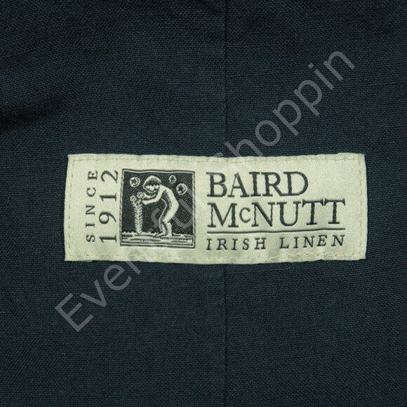 J Crew Ludlow Slim Unstructured Blazer Mens 46R Blue Mcnutt Cotton Linen Jacket - Picture 6 of 9